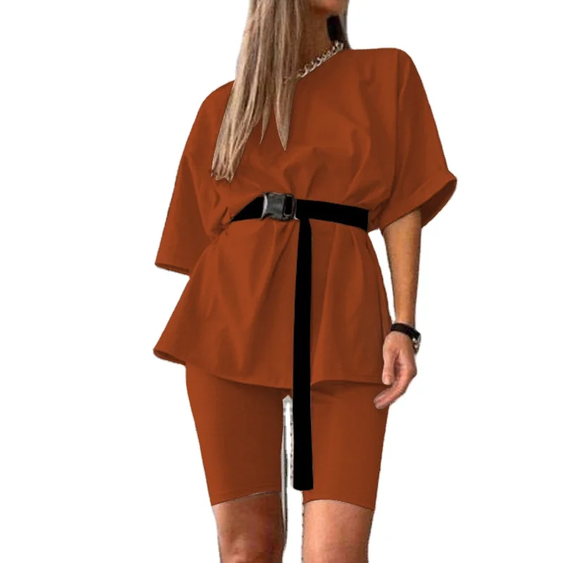 Trendy Casual Summer casual home wear Loose Short Sleeve T Shirt Short Women Two Piece Short Sets, 9 colors
Trendy Casual Summer casual home wear Loose Short Sleeve T Shirt Short Women Two Piece Short Sets, 9 colors