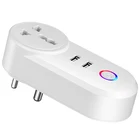 Hot Sale India Mini Wifi Wireless Outlet Electrical Socket USB Smart Plug