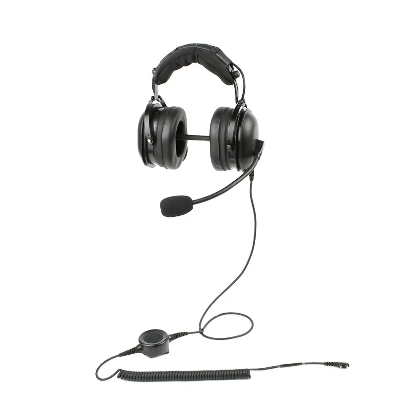 Over-the-Head Earmuff style Heavy duty noise cancelling walkie talkie headset, Black
Over-the-Head Earmuff style Heavy duty noise cancelling walkie talkie headset, Black