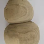 Gifts For Cucurbit Shape Paulownia Wood Flower Pot Crafts Cute Wooden Gifts For Home Table Shop Wall Decor