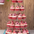 3 4 5 6 7 8 Tiers Cake stands Glass Acrylic cupcake and Dessert Food Display Stands