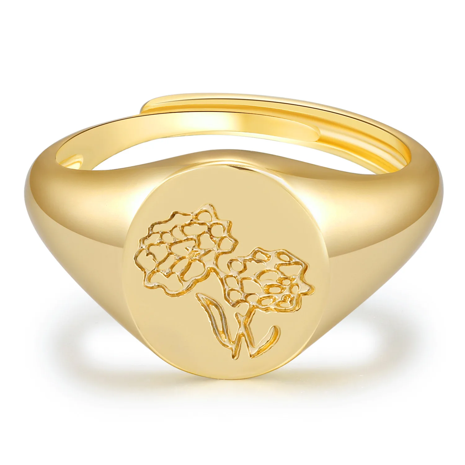 18k gold plated Minimalistic Statemen Handmade Flower Signet Over Jewelry Adjustable Ring For Women/Girls
18k gold plated Minimalistic Statemen Handmade Flower Signet Over Jewelry Adjustable Ring For Women/Girls