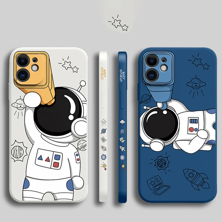 Fashion Designer Cute Astronauts Cartoon Print Phone Case Back Cover for iphone 6 7 8/8 plus x xs max 11 12 pro max, Colorful
Fashion Designer Cute Astronauts Cartoon Print Phone Case Back Cover for iphone 6 7 8/8 plus x xs max 11 12 pro max, Colorful