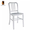 Scratch Resistant Cafe Life Time Banquet Stackable Navy Metal Aluminum Chairs
