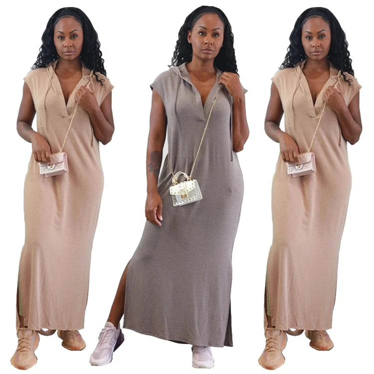 D12300 Sexy fashion solid color v neck sleeveless hollow out long skirt 2021 autumn causal hoodie dress
D12300 Sexy fashion solid color v neck sleeveless hollow out long skirt 2021 autumn causal hoodie dress