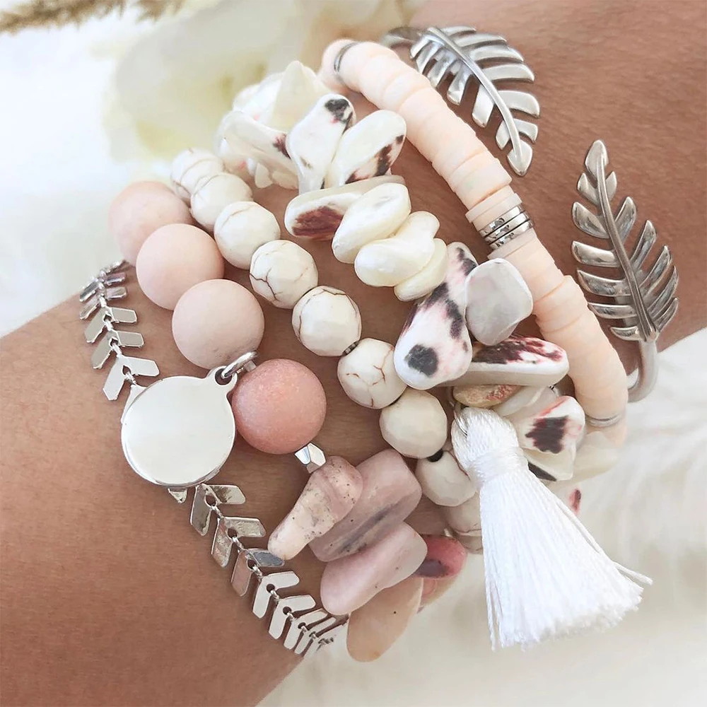 Boho Latest Spring And Summer Jewelry, Handmade Gemstone Natural Stone Crystal Quartz Druzy Stacking Beaded Bracelet
Boho Latest Spring And Summer Jewelry, Handmade Gemstone Natural Stone Crystal Quartz Druzy Stacking Beaded Bracelet
