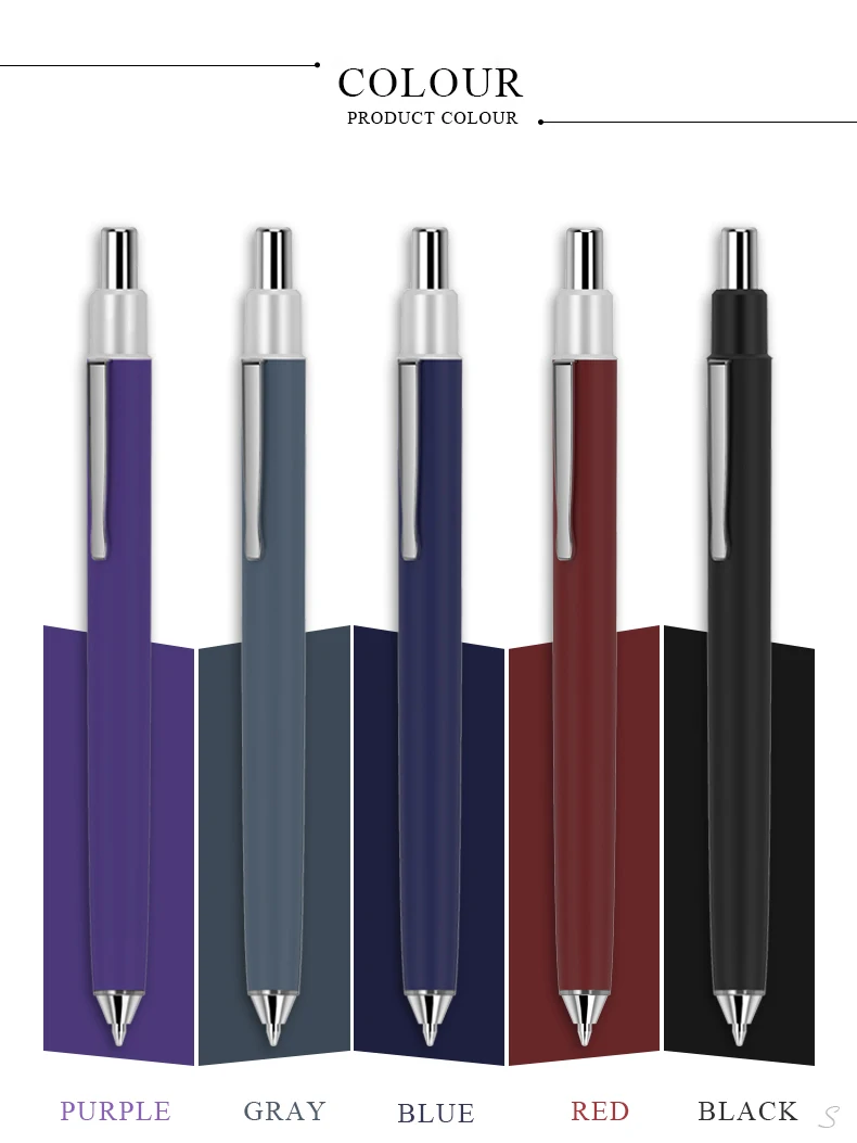 glue metal ball pen custom logo promotional wholesale ballpoint