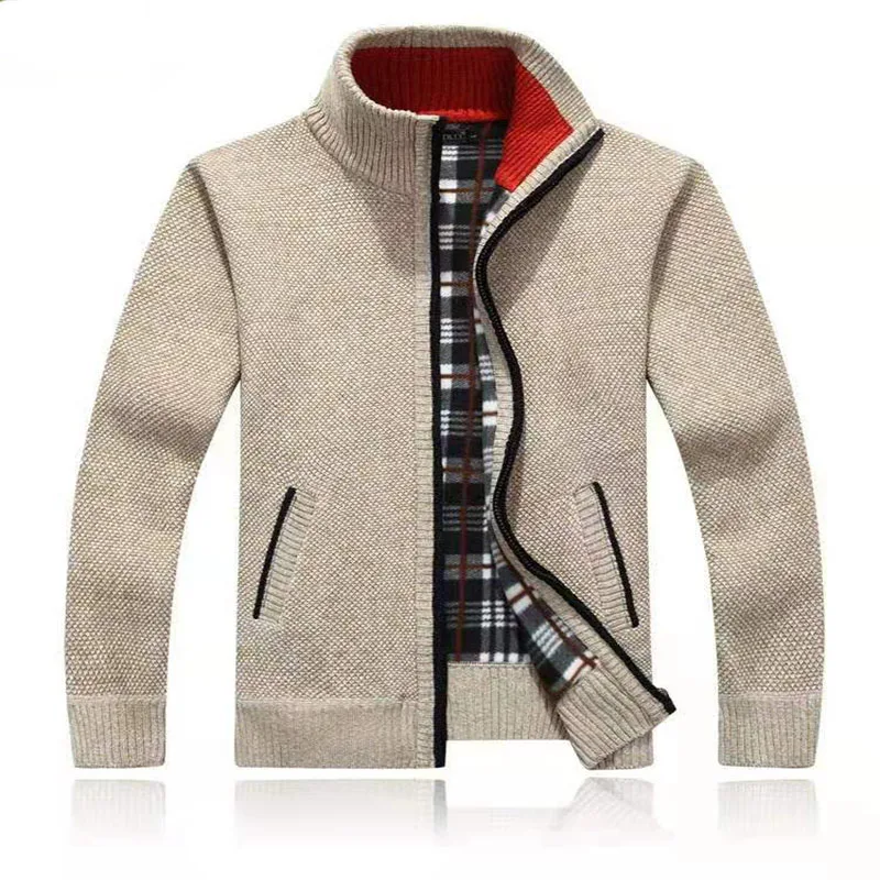 Cardigan Homme Sweaters Winter Mens clothes Solid Male Autumn Fashion Fit Thick Slim Keep Warm Men Solid Smart Casual Sweaters, Customized color
Cardigan Homme Sweaters Winter Mens clothes Solid Male Autumn Fashion Fit Thick Slim Keep Warm Men Solid Smart Casual Sweaters, Customized color