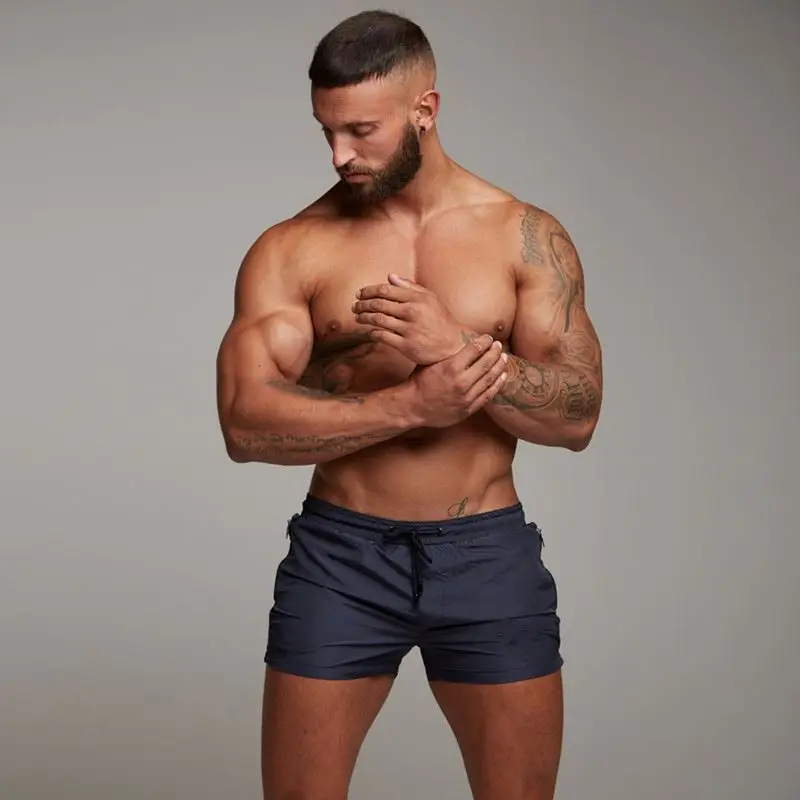 Trend Fashion Sports Shorts Running Fitness Quick-Drying Thin Three-Point Pants Three Inches Zipper Men Beach Shorts
Trend Fashion Sports Shorts Running Fitness Quick-Drying Thin Three-Point Pants Three Inches Zipper Men Beach Shorts