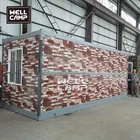 Portable folding container house wood grain foldable container homes Australia