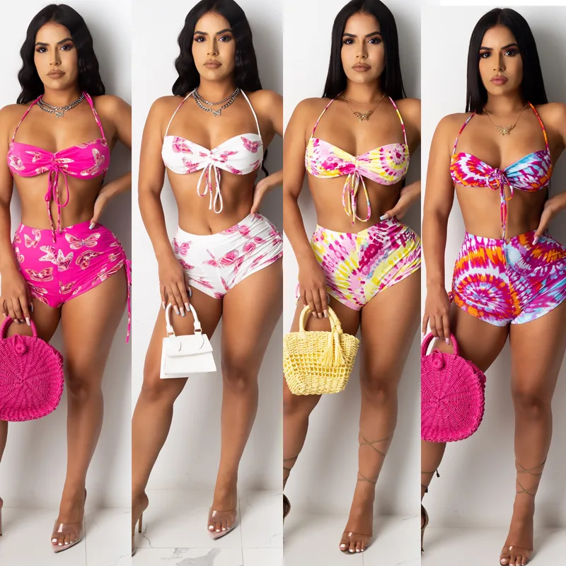 Wholesale Drop Shipping Sexy Bathing Suits Halter Bikini Top Floral Print Women's Two Piece Swimsuits
Wholesale Drop Shipping Sexy Bathing Suits Halter Bikini Top Floral Print Women's Two Piece Swimsuits
