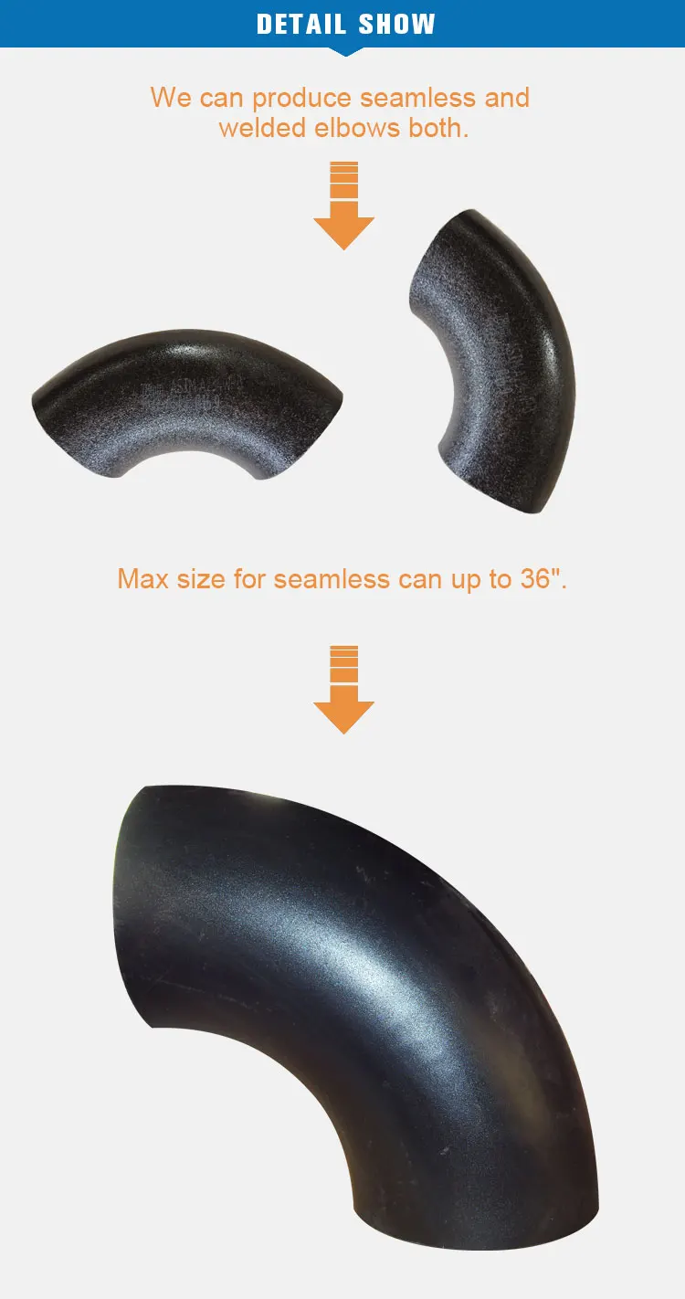 welded ERW ANSI B16.49 carbon steel 3P coated pipe bend