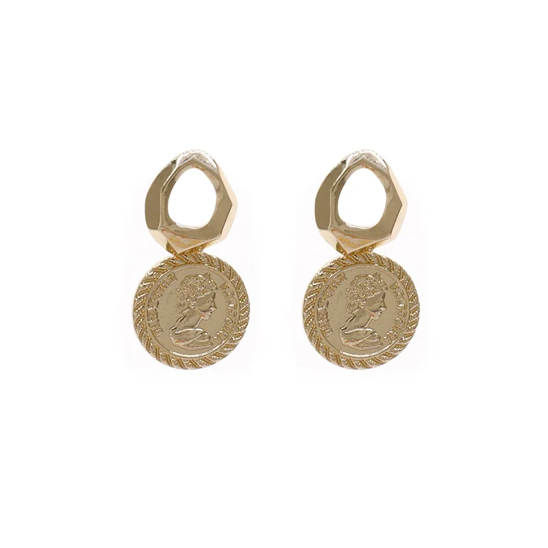 2019 New Fashion Gold Queen Head Stud Earrings Jewelry Vintage Round Human Portrait Jesus Heart Shape Earrings
2019 New Fashion Gold Queen Head Stud Earrings Jewelry Vintage Round Human Portrait Jesus Heart Shape Earrings