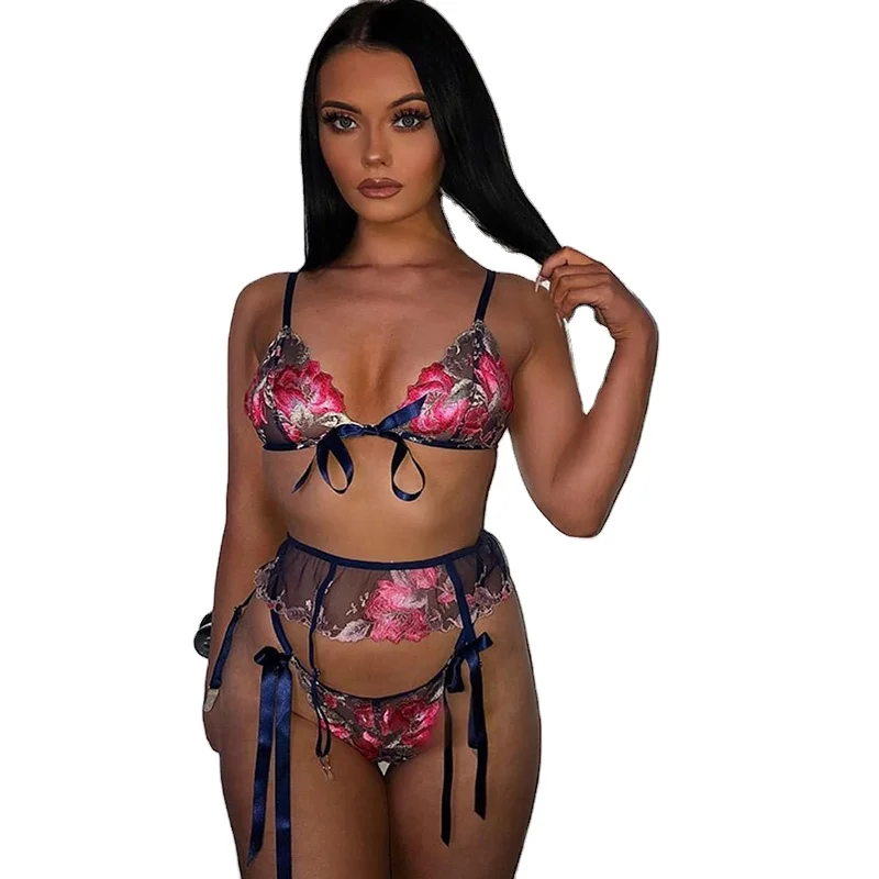 Sexy Erotic Clothing Lingerie Bow Flower Lace Embroideryt Underwear Women Bra Set Plus Size, Blue, pink
Sexy Erotic Clothing Lingerie Bow Flower Lace Embroideryt Underwear Women Bra Set Plus Size, Blue, pink