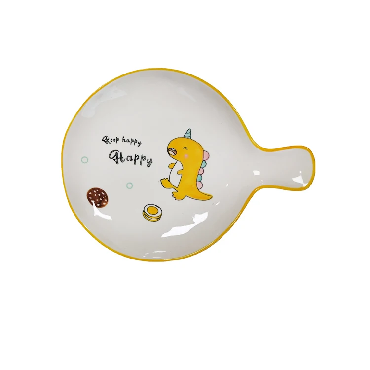 HY Korean Version Creative Animal Cute Cartoon Dinosaur Ceramic Tableware Set Children's Home Breakfast Plate
HY Korean Version Creative Animal Cute Cartoon Dinosaur Ceramic Tableware Set Children's Home Breakfast Plate