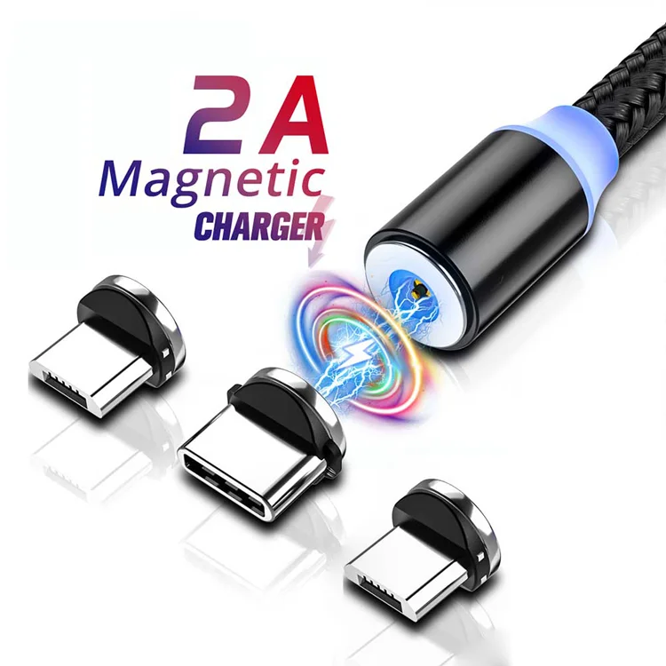 3 in 1 Magnetic Charging Cable LED Micro USB Type C Charger For Android Phones Fast Charging Magnet Charge USB Cable Wire Cord, Black magnetic cable
3 in 1 Magnetic Charging Cable LED Micro USB Type C Charger For Android Phones Fast Charging Magnet Charge USB Cable Wire Cord, Black magnetic cable