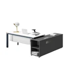 Modern L Shaped Wooden Executive Office Furniture Office Desk