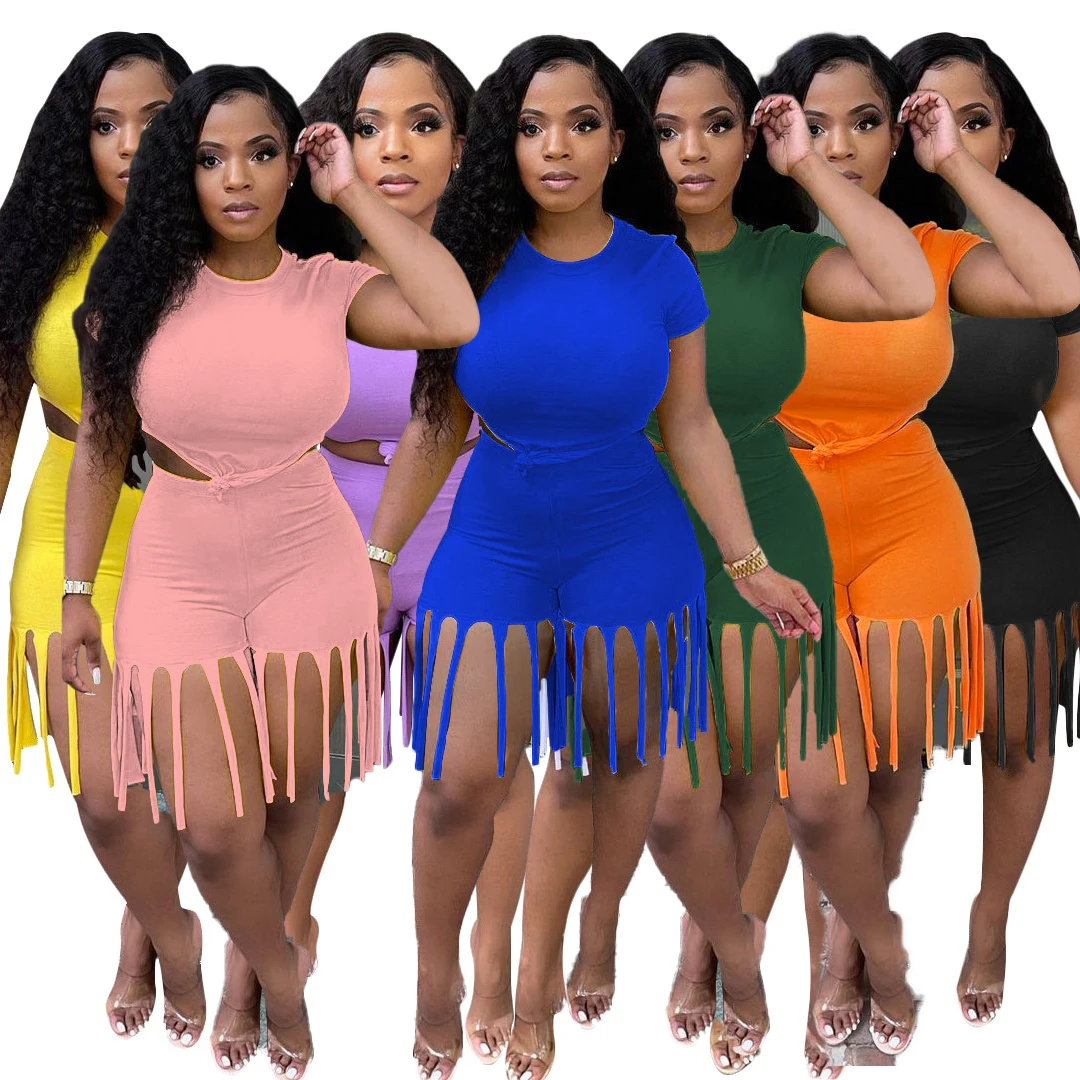 JK-Y1477 2021 Summer Casual Sport Tassel 2 Piece Set Two Piece Pants Short Set For Plus Size Women Clothing, Picture color
JK-Y1477 2021 Summer Casual Sport Tassel 2 Piece Set Two Piece Pants Short Set For Plus Size Women Clothing, Picture color