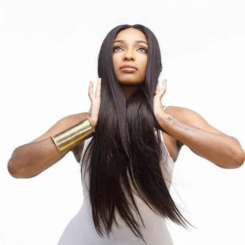 The latest high simulation human hair can be dyed straight hair wig 100% density-130% density
The latest high simulation human hair can be dyed straight hair wig 100% density-130% density