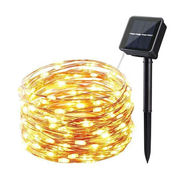Solar String Lights 8 Modes 100 LED 32.8ft Solar Waterproof Fairy String Copper Wire Lights for Christmas, Bedroom, Wedding
Solar String Lights 8 Modes 100 LED 32.8ft Solar Waterproof Fairy String Copper Wire Lights for Christmas, Bedroom, Wedding