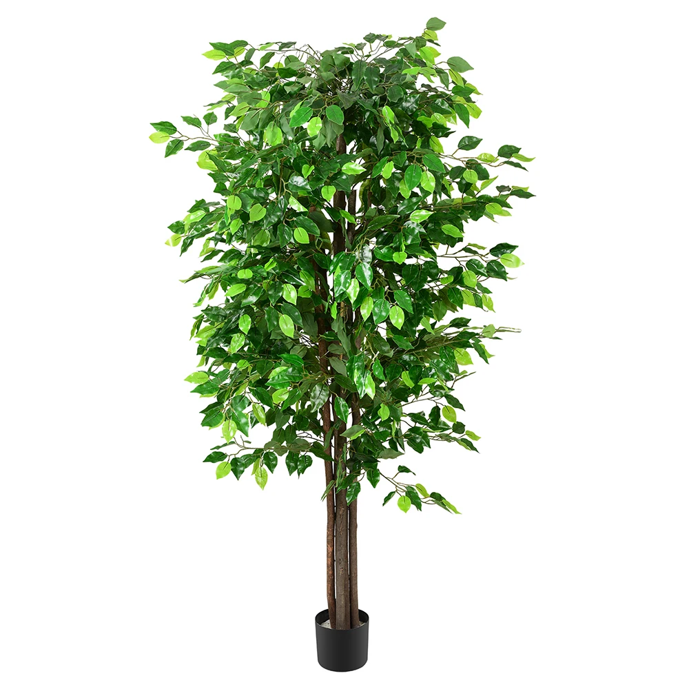 artificial ficus tree silk tree in planter ficus tree faux plant for living room balcony corner decor, Green
artificial ficus tree silk tree in planter ficus tree faux plant for living room balcony corner decor, Green