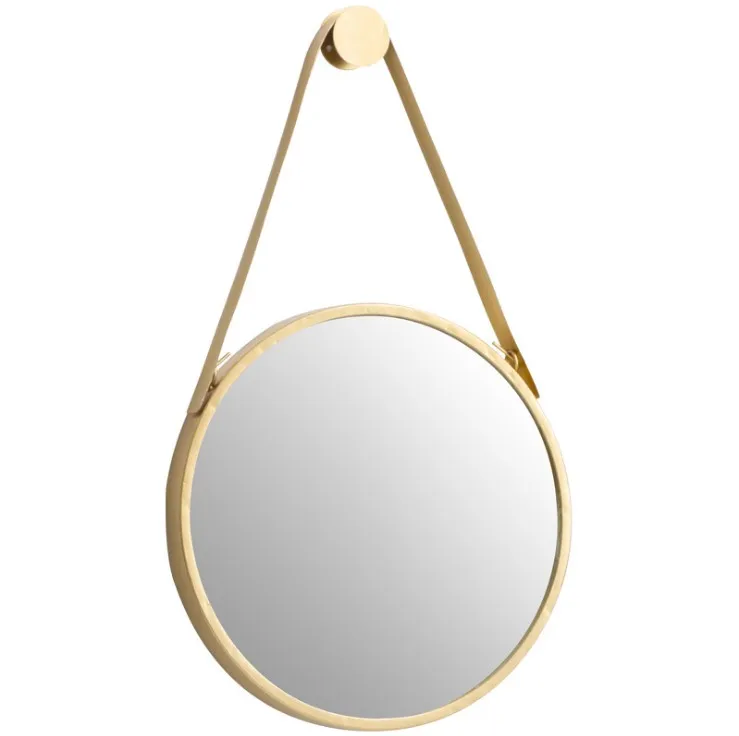 Decorative Wall Mirror Large Round Hanging Leather strap Hanger Decor Wall Mirror Living Room Decorative Mirror, Gold/black/pink and customized
Decorative Wall Mirror Large Round Hanging Leather strap Hanger Decor Wall Mirror Living Room Decorative Mirror, Gold/black/pink and customized