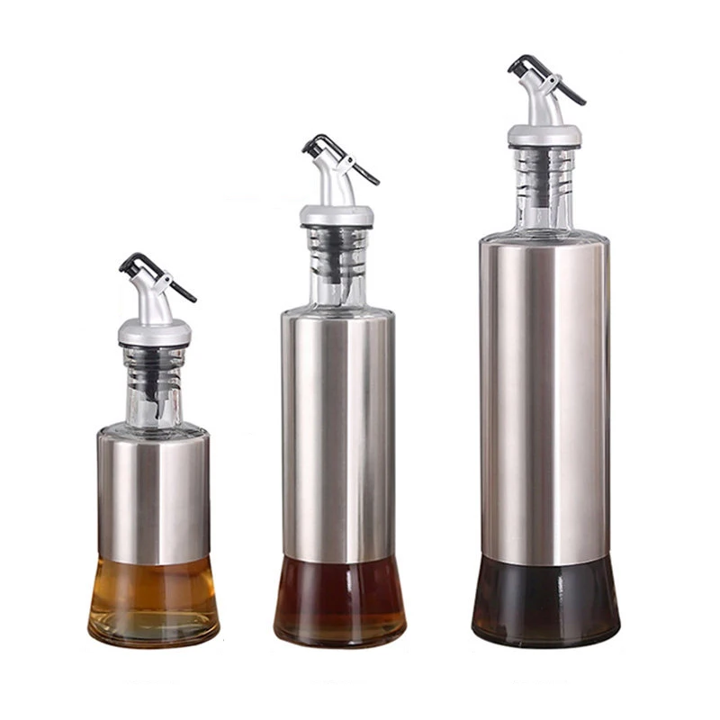 Stainless Steel Olive Oil Dispenser Bottle Set Kitchen Sprayer 300ml Seasoning Container Olive Oil Spray Bottle, Metal color
Stainless Steel Olive Oil Dispenser Bottle Set Kitchen Sprayer 300ml Seasoning Container Olive Oil Spray Bottle, Metal color