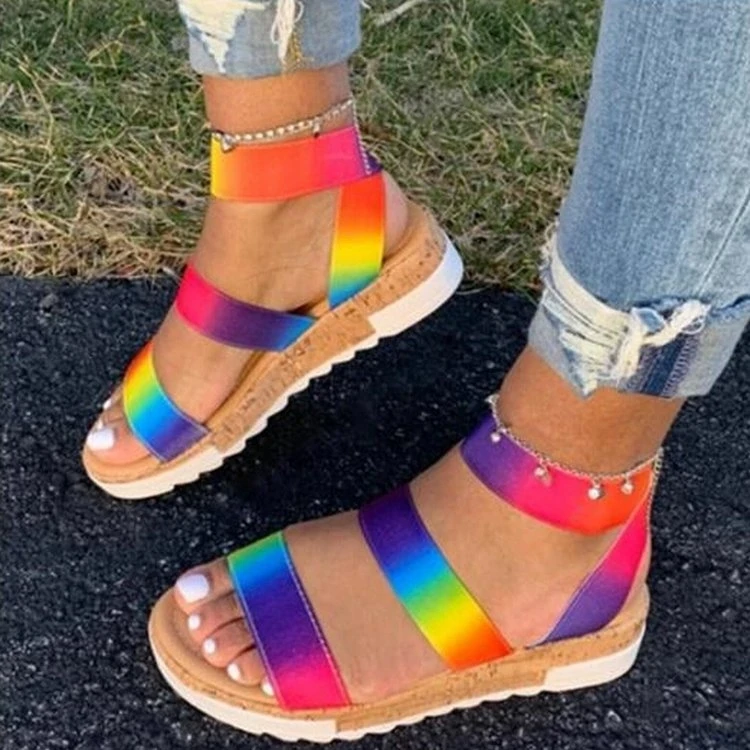 2020 Summer Slip-On Open Toe Thread Color Flats Colors Flat Outdoor Ladies Platform Shoes Women's Sandals
2020 Summer Slip-On Open Toe Thread Color Flats Colors Flat Outdoor Ladies Platform Shoes Women's Sandals