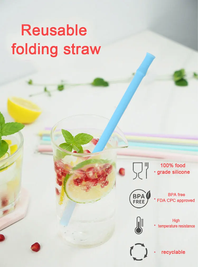 cool silicone straws