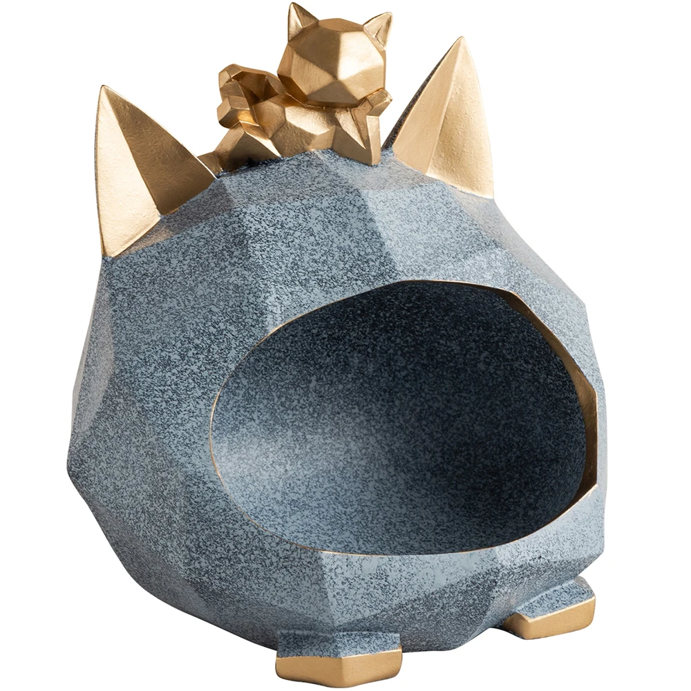 Modern Home Decor Living Room Bedroom Desktop Decor Creative Resin Animal Sculpture Geometric Cat Storage Tank Debris Storage
Modern Home Decor Living Room Bedroom Desktop Decor Creative Resin Animal Sculpture Geometric Cat Storage Tank Debris Storage