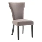 Simple design fabric wooden dining chair
