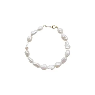 Hot Sale Handmade Freshwater Pearl Beads Bracelet Adjustable Gold Plated Natural Baroque Pearl Bracelet For Women
Hot Sale Handmade Freshwater Pearl Beads Bracelet Adjustable Gold Plated Natural Baroque Pearl Bracelet For Women