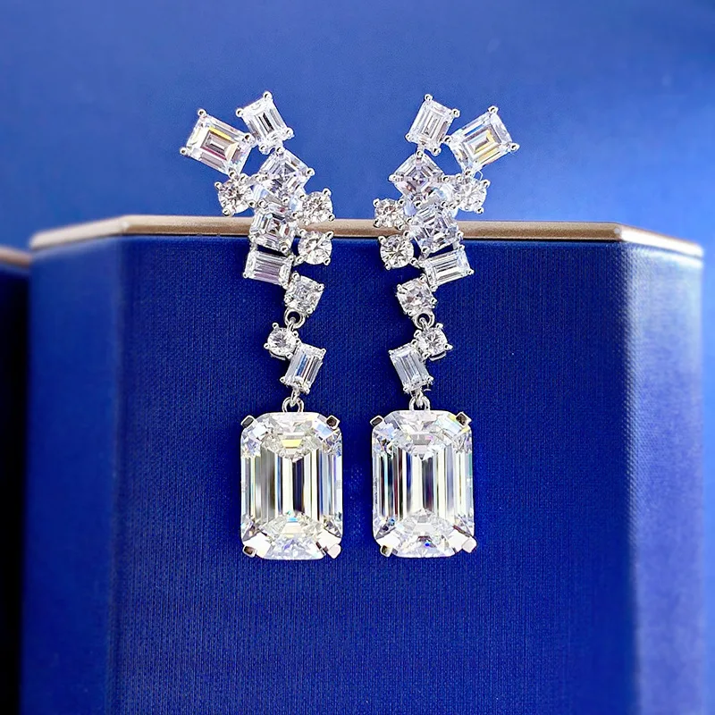 2023 S925 Sterling Silver Retro Square Zircon Tassel Jewelry Wedding Earrings For Women
2023 S925 Sterling Silver Retro Square Zircon Tassel Jewelry Wedding Earrings For Women