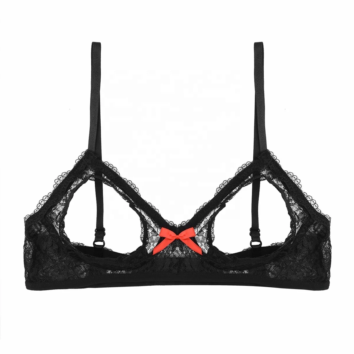 S-XXL Black Women Lingerie Lace Floral Open Cup Triangle Bralette Wire-free Unlined Bra Top
S-XXL Black Women Lingerie Lace Floral Open Cup Triangle Bralette Wire-free Unlined Bra Top