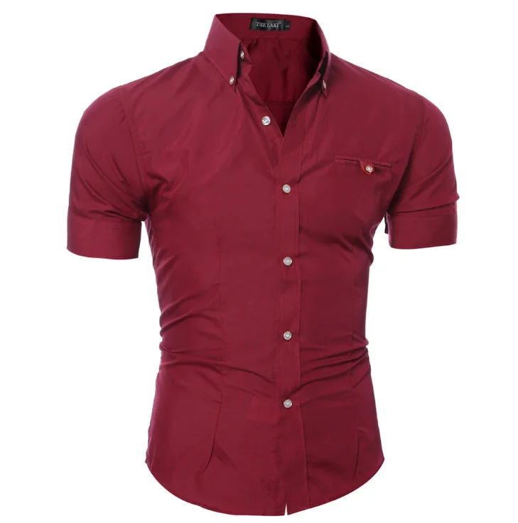 Cotton Short Sleeve Shirts for Men Summer Business Formal Mens Shirts Casual Slim Fit White Shirt Chemise Homme
Cotton Short Sleeve Shirts for Men Summer Business Formal Mens Shirts Casual Slim Fit White Shirt Chemise Homme