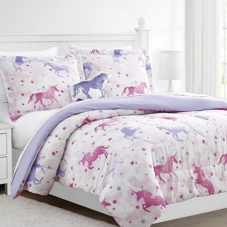 unicorn kid bedding