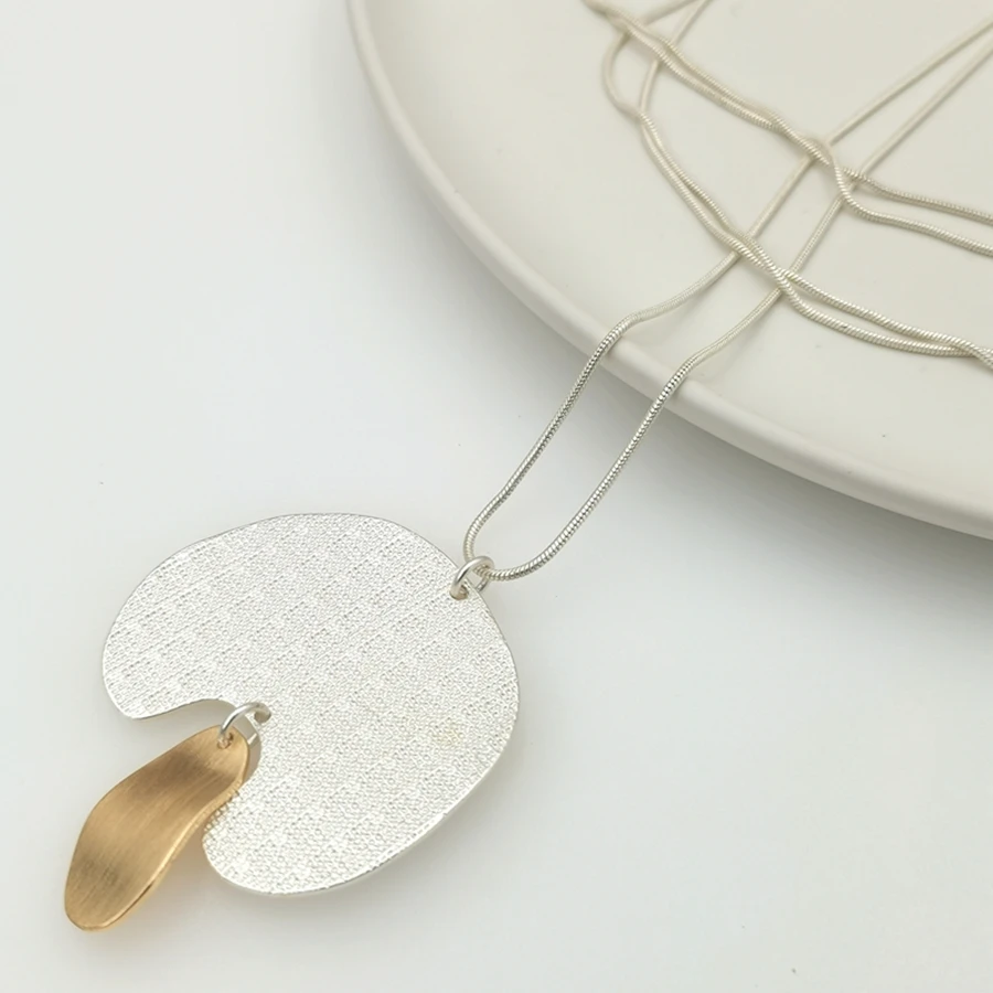 Hot selling gold silver adjustable pendant, classic simple modern pendant necklace, As picture
Hot selling gold silver adjustable pendant, classic simple modern pendant necklace, As picture