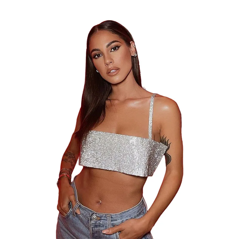 K21B10623 Fashion Solid Color Bright Slim Fit Vest Sleeveless Backless Waistless Women Sexy All-Match Tank Top
K21B10623 Fashion Solid Color Bright Slim Fit Vest Sleeveless Backless Waistless Women Sexy All-Match Tank Top