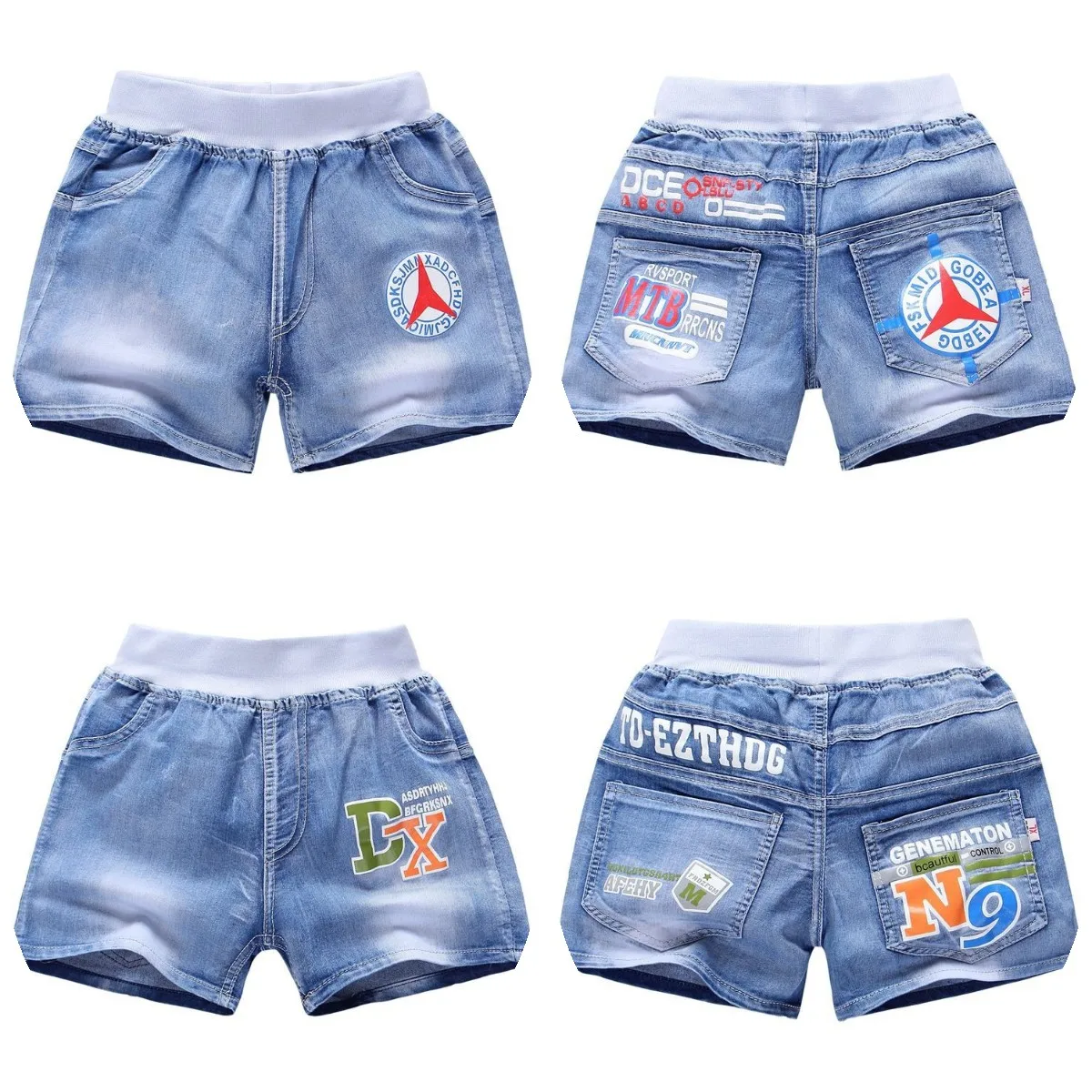 Boys jean shorts summer wear South Korean version of the new embroidered bag of children's shorts factory wholesale
Boys jean shorts summer wear South Korean version of the new embroidered bag of children's shorts factory wholesale