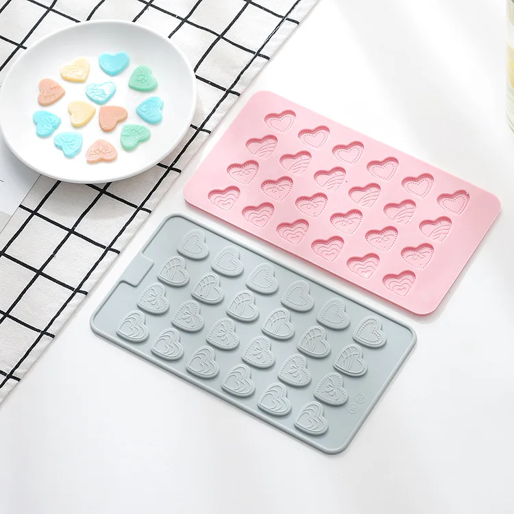 24 Love Heart Shape Mini Fondant Mold, Heart Shaped Chocolate Mold, DIY Chocolate Mold Wholesale
24 Love Heart Shape Mini Fondant Mold, Heart Shaped Chocolate Mold, DIY Chocolate Mold Wholesale