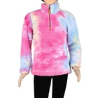 Hot Selling Baby Clothing Tie Dye Sherpa Knit Kids Sweater Pullover