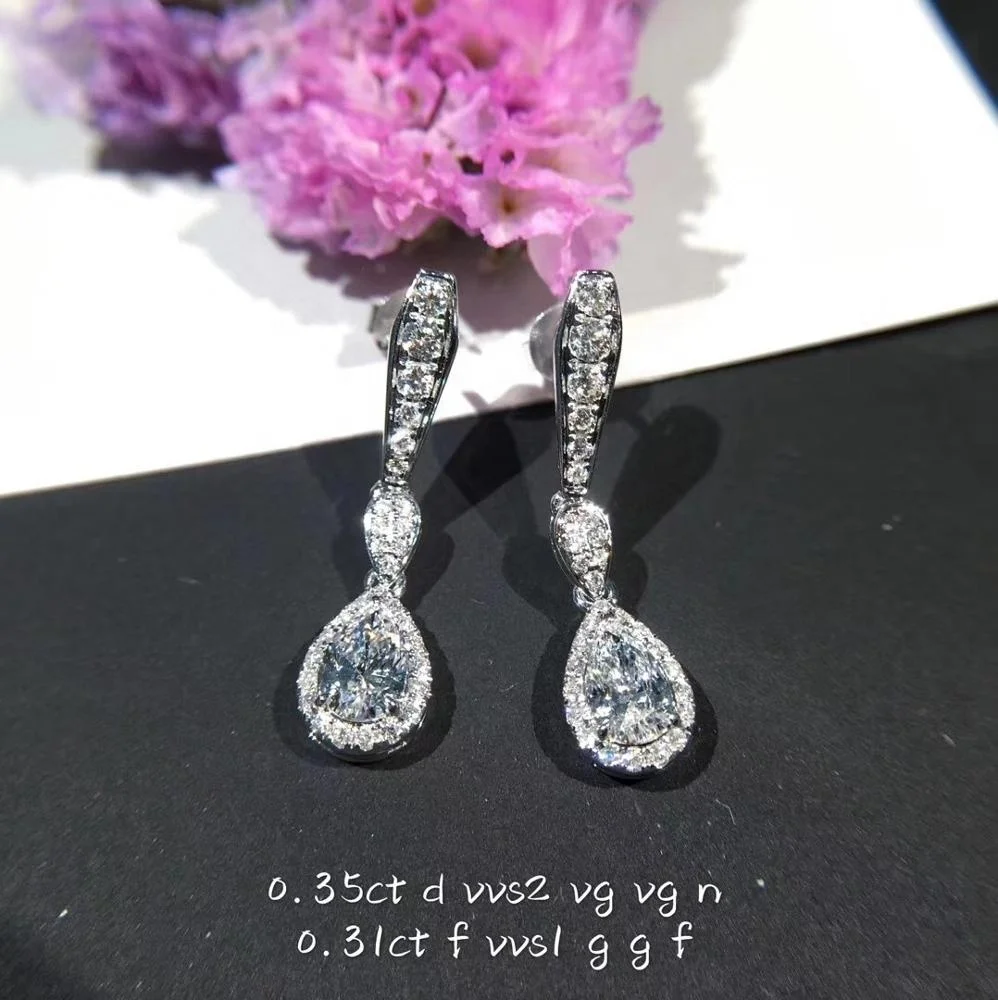 Romantic Bridal Wedding Accessories Jewelry Exquisite Cubic Zircon Dangle Earrings
Romantic Bridal Wedding Accessories Jewelry Exquisite Cubic Zircon Dangle Earrings