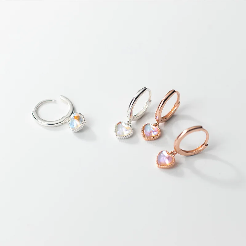 Trendy 18K Gold Plated 925 Sterling Silver Glass Heart Clip Hoop Earrings S925 Silver Crystal Heart Drop Earrings
Trendy 18K Gold Plated 925 Sterling Silver Glass Heart Clip Hoop Earrings S925 Silver Crystal Heart Drop Earrings