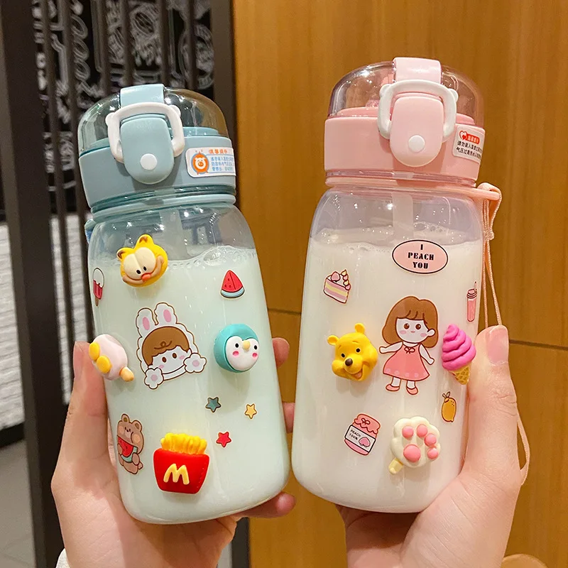 BPA Free Portable Plastic Drink Water Bottle Eco-friendly Sport Bottle with Rubber Straw for Children
BPA Free Portable Plastic Drink Water Bottle Eco-friendly Sport Bottle with Rubber Straw for Children