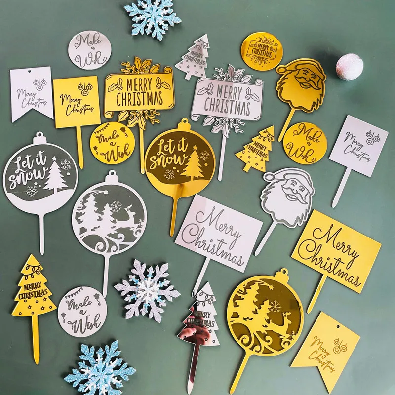 Wholesale Merry Christmas Cake Decoration accessories Acrylic Cake Toppers, As picture
Wholesale Merry Christmas Cake Decoration accessories Acrylic Cake Toppers, As picture