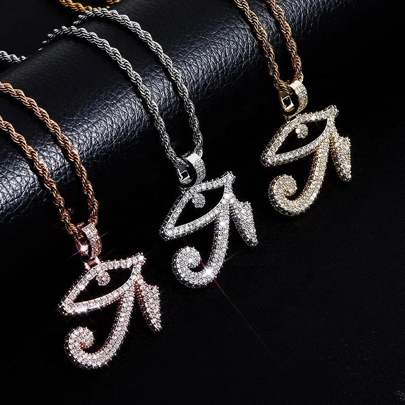 Fashion Jewelry Hip Hop 18k Gold Plated Pendant Iced Out Cubic Zircon Eye of Horus Pendant Necklace For Men Women
Fashion Jewelry Hip Hop 18k Gold Plated Pendant Iced Out Cubic Zircon Eye of Horus Pendant Necklace For Men Women