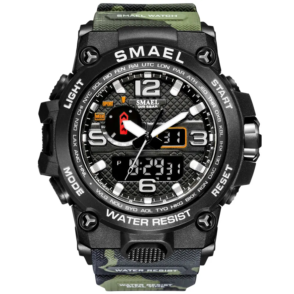 Smael Brand Fashion man Casual Waterproof 50M Sport Wrist Calendar Date Quartz Watches
Smael Brand Fashion man Casual Waterproof 50M Sport Wrist Calendar Date Quartz Watches