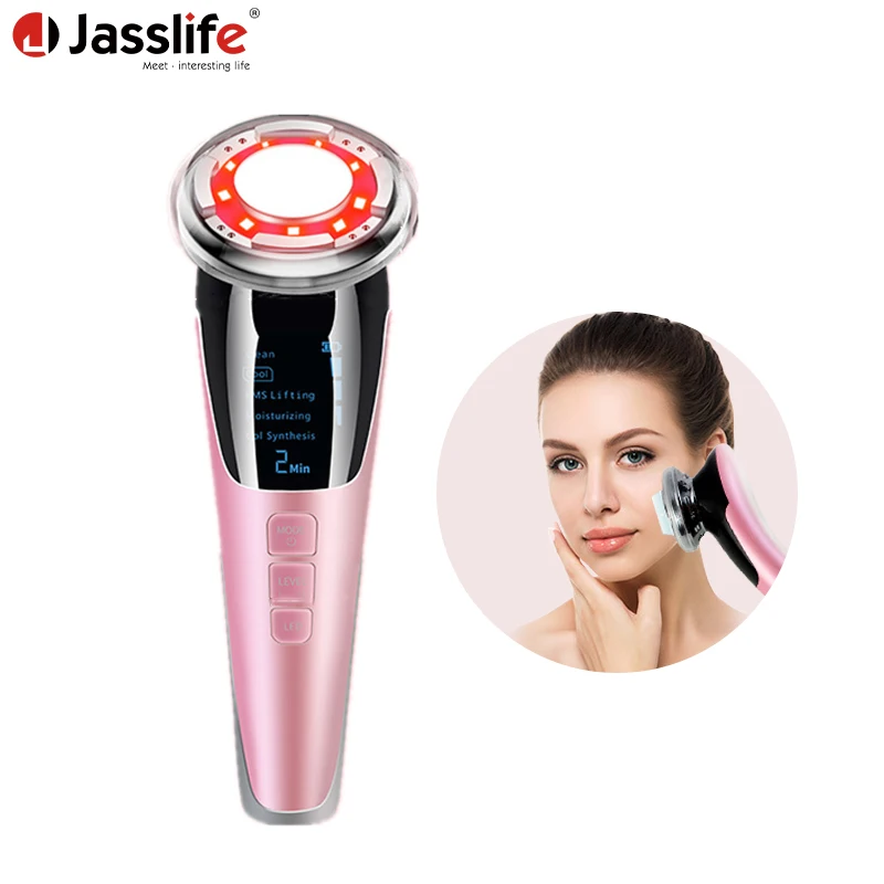 Jasslife EMS Portable Cooling Red Blue Light Lifting Anti-Aging Vibration Hot Cool Facial Massage
Jasslife EMS Portable Cooling Red Blue Light Lifting Anti-Aging Vibration Hot Cool Facial Massage
