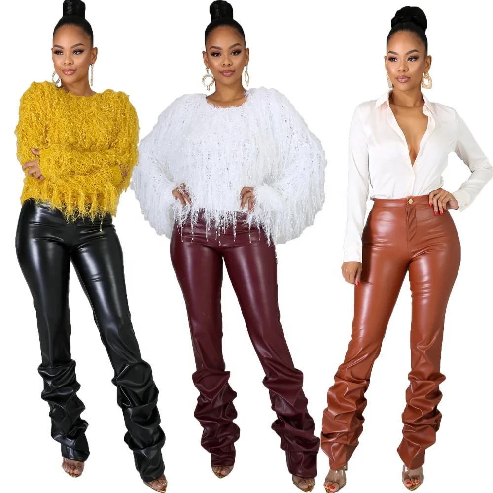 2020 New Arrivals Skinny Plus Size 2XL Leggings Stretch Sexy Stacked PU Leather Pants For Women, Multi colors
2020 New Arrivals Skinny Plus Size 2XL Leggings Stretch Sexy Stacked PU Leather Pants For Women, Multi colors