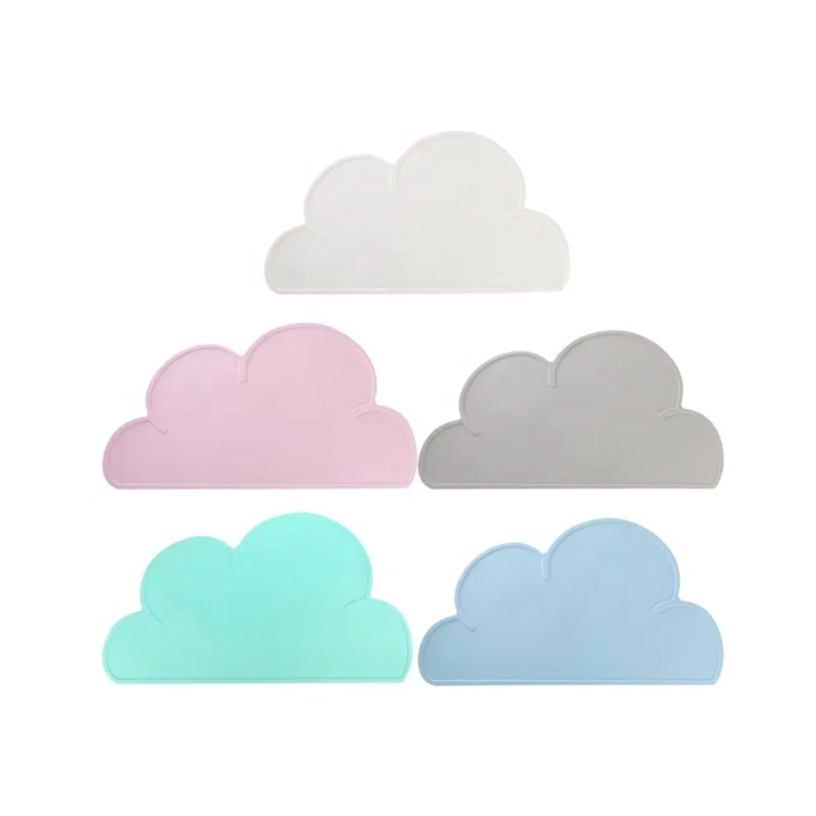 High Quality Baby Products Children'S Silicone Cloud Shape Reusable Placemats, White / yellow / blue / green / light blue / gray / pink
High Quality Baby Products Children'S Silicone Cloud Shape Reusable Placemats, White / yellow / blue / green / light blue / gray / pink